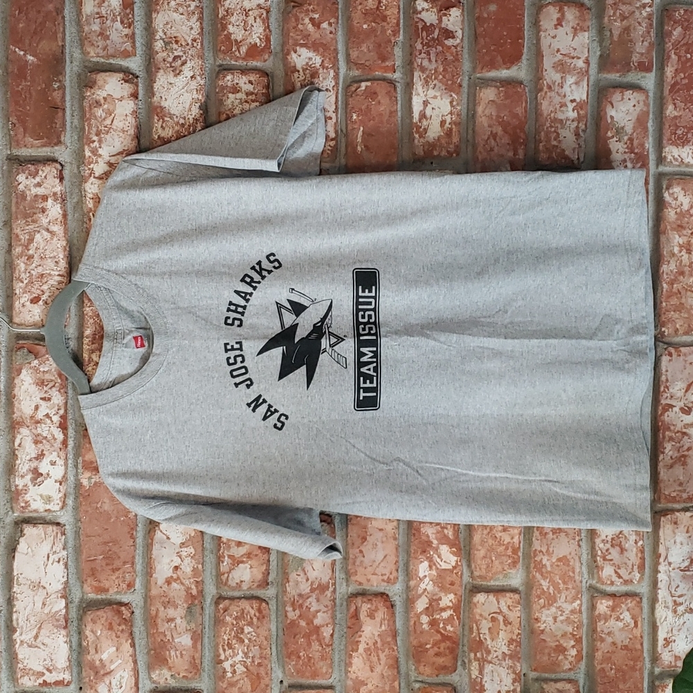 NWOT Boy's Hanes San Jose Sharks Team Issue Shirt